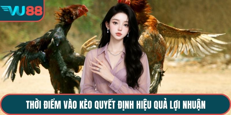 Thời điểm vào kèo quyết định hiệu quả lợi nhuận
